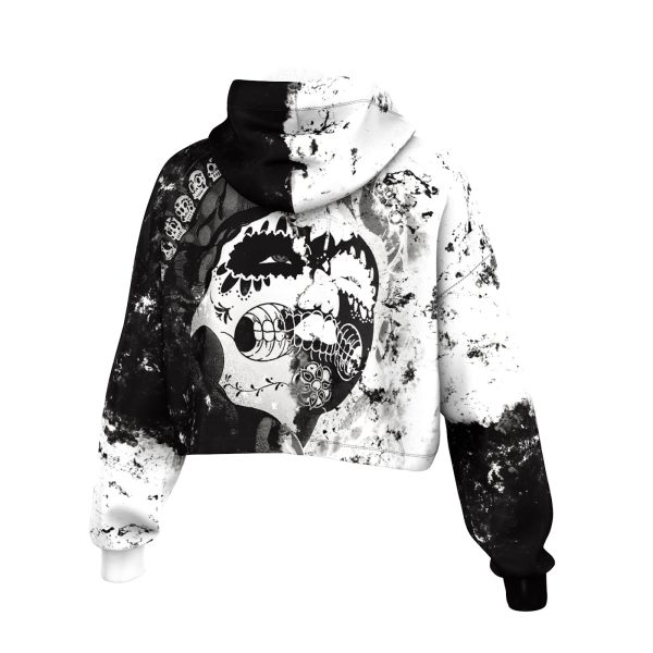 Forward Or Backward Cropped Hoodie Fashion - Image 3