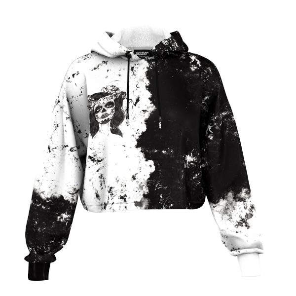 Forward Or Backward Cropped Hoodie Fashion