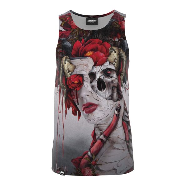 Queen Of Snakes And Black Widow Tank Top For Discount